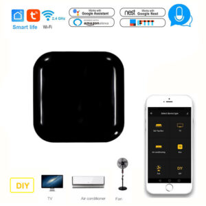 Smart IR Remote Control 2.4GHz WiFi IR Remote Controller Smart Home Hub Automation Compatible with Alexa Google Home